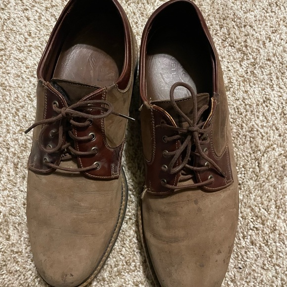 Neil M  Wynne Oxford, Lace Up Shoes, Chocolate Buck Men Size 10.5 B - EUC w/Box - Picture 4 of 11